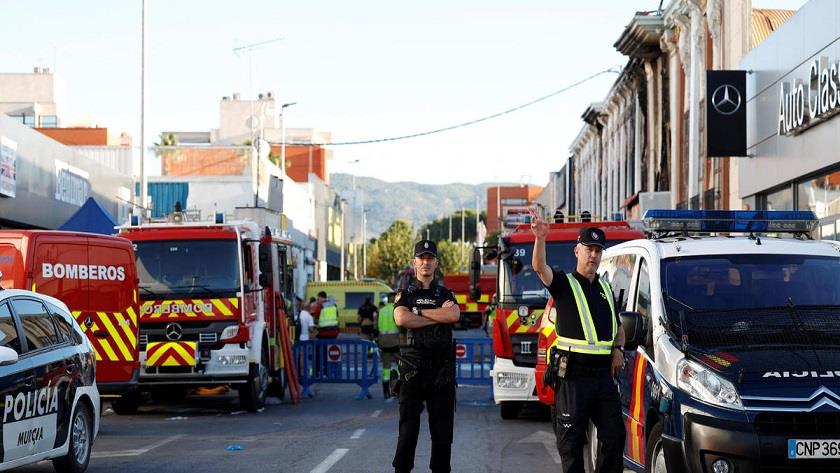Iranpress: Fire in Spain