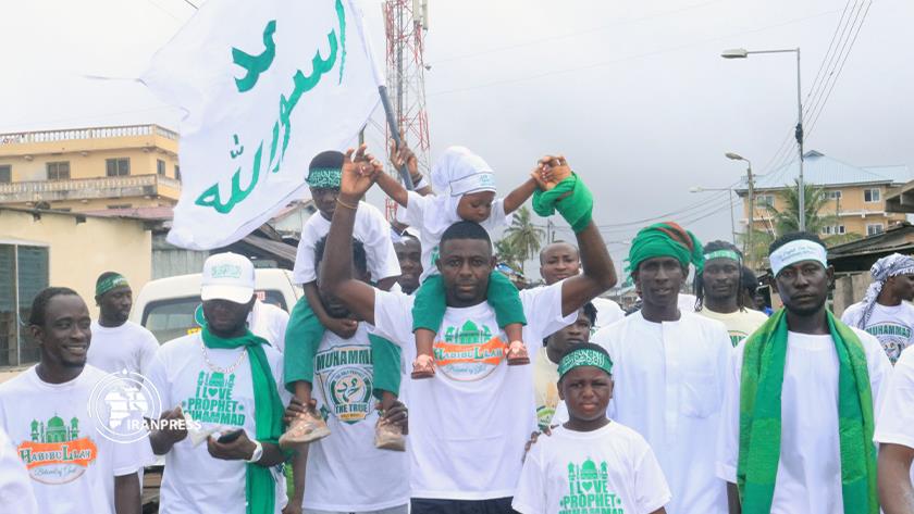 Iranpress: Muslims in Ghana march to honor Prophet Muhammad