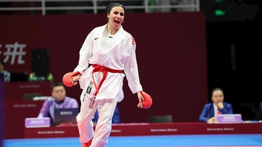 Iranpress: 2022 Asian Games; Iranian female karateka wins bronze