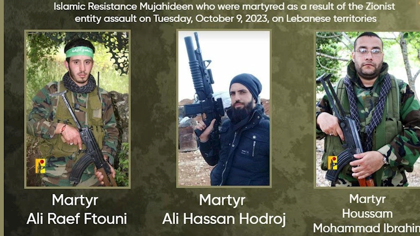 Iranpress: Hezbollah mourns 3 martyrs claimed by Zionist attack on southern Lebanon