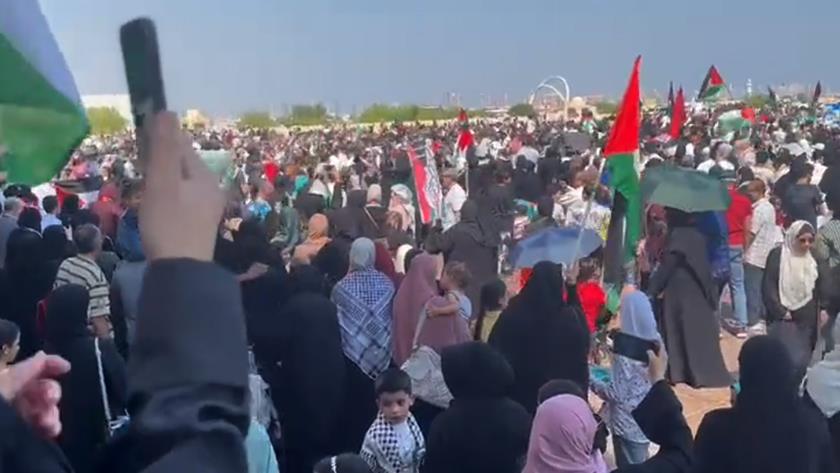 Iranpress:  Islamic countries stage massive rallies to condemn Israeli attacks 