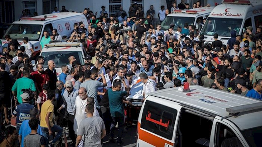 Iranpress: Hospitals in Gaza at a breaking point; Danger of humanitarian crisis