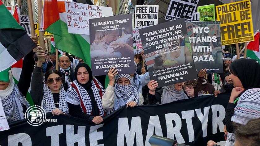 Iranpress: Pro-Palestinian rally held in New York