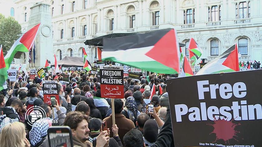 Iranpress: Wave of pro-Palestinian supports in London 