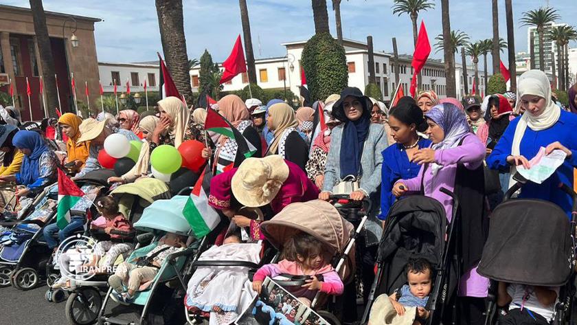 Iranpress: Massive demonstrations of Morocco in support of Gaza