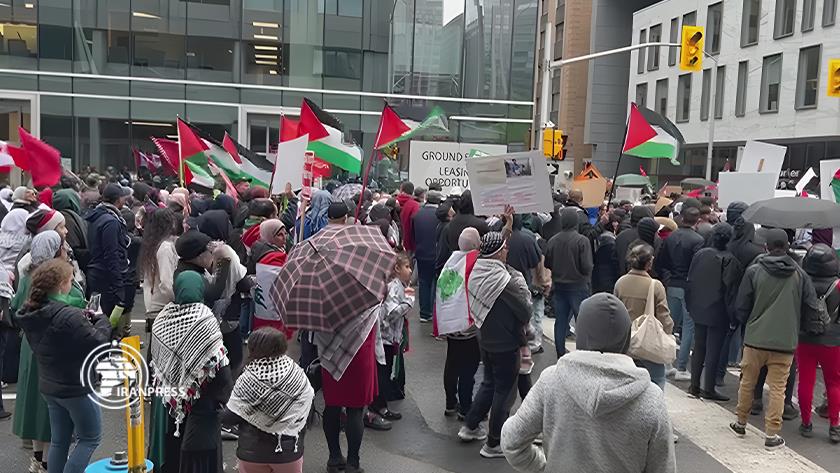 Iranpress: Pro-Palestine demonstrations held in Canadian capital