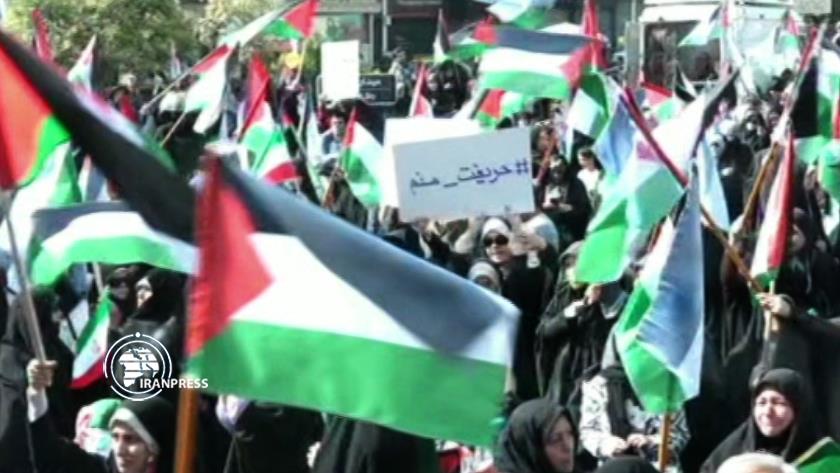 Iranpress: Iranian mothers voice solidarity with Oppressed Palestinian nation