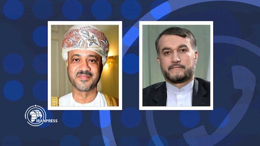 Iranpress: Iran, Oman FMs urge coordinated helping Palestinian people
