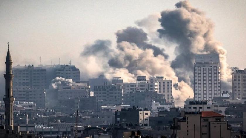 Iranpress: At least 55 people were killed in overnight raids on the Gaza Strip