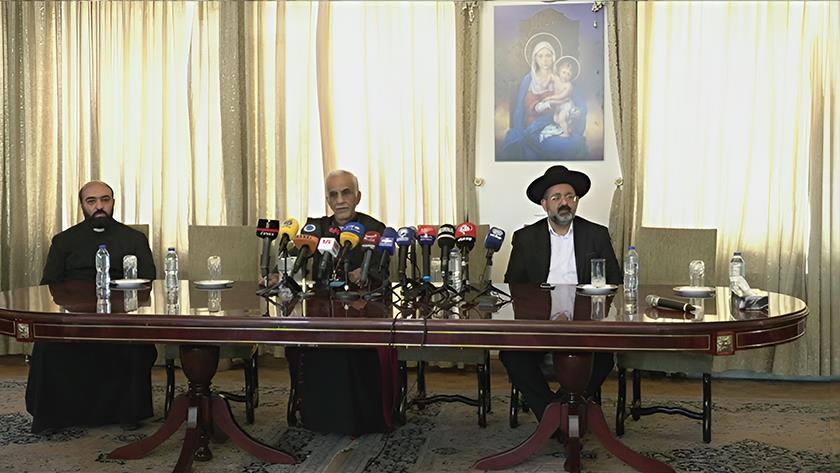 Iranpress: Leaders of monotheistic religions press conference 