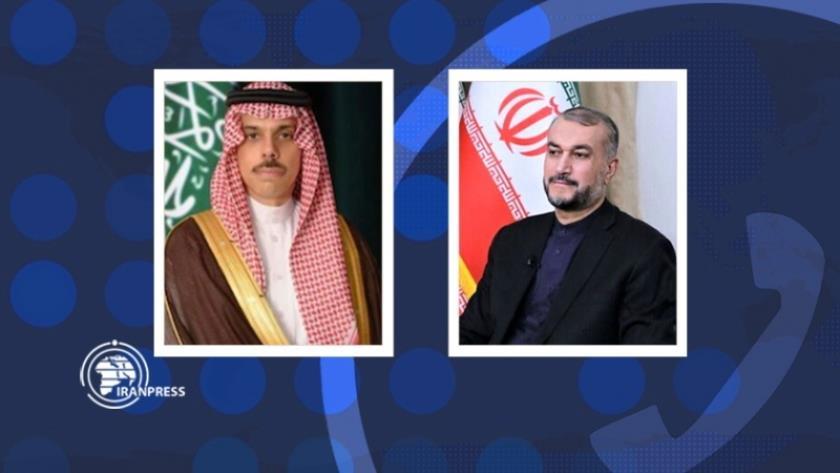 Iranpress: Iran, Saudi Arabia FMs confer on Gaza crisis via phone call