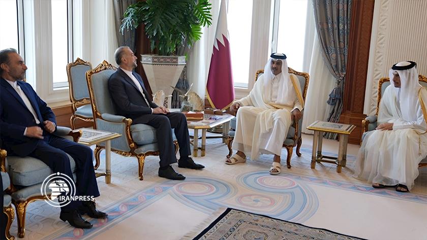 Iranpress: Qatari Emir receives verbal message from Iranian president