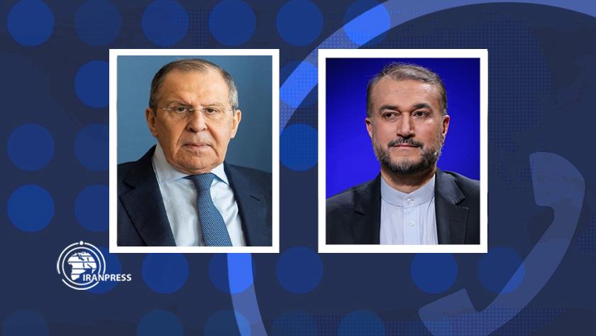 Iranpress: Iranian, Russian FMs discuss latest Gaza developments over phone