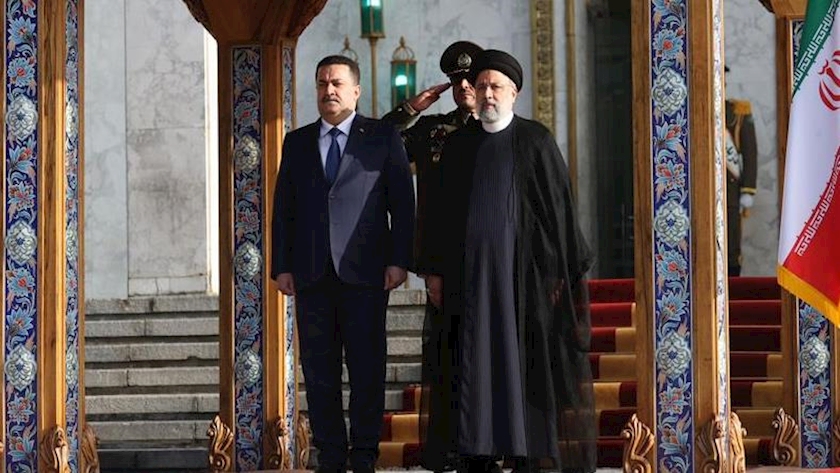 Iranpress: President Raisi welcomes Iraqi PM Al-Sudani in Tehran