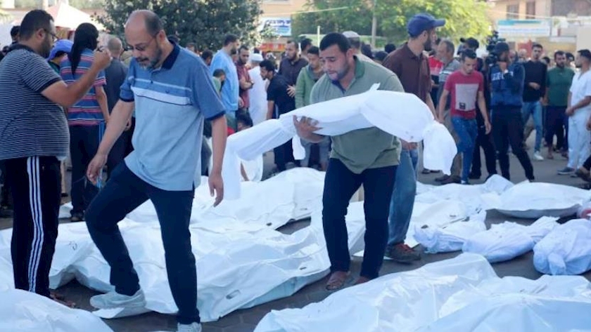 Iranpress: Israel kills more than10,022 Palestinian in a month