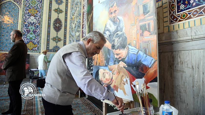 Iranpress: Iranian Artists get together to defend Gaza
