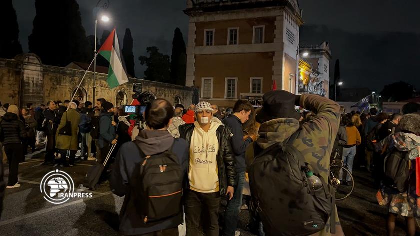 Iranpress: Italians condemn Israeli brutall killings in Gaza