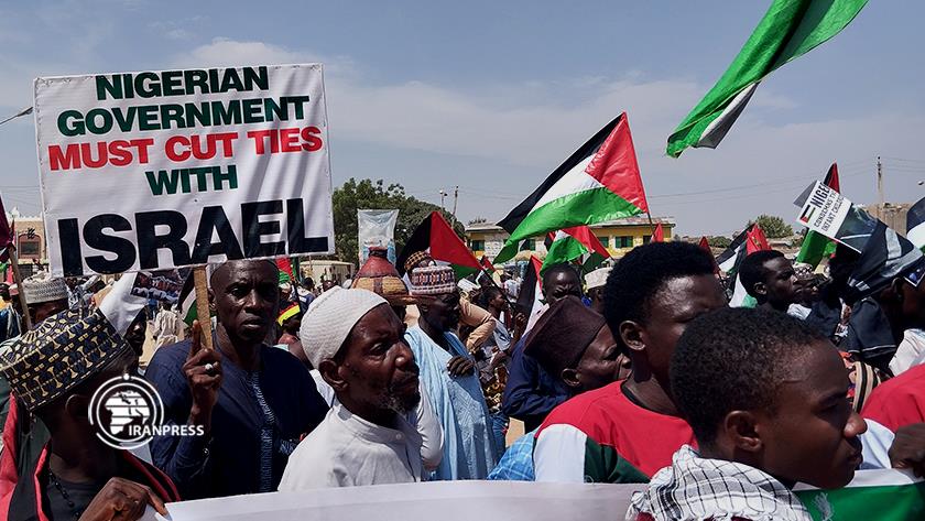 Iranpress: Nigerians stage anti-Israeli rallies to condemn genocide on Palestine