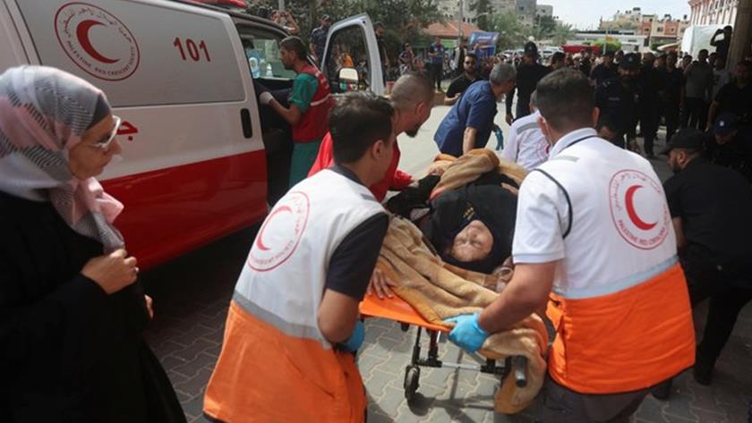 Iranpress: Gaza; Israel hits near Indonesia Hospital