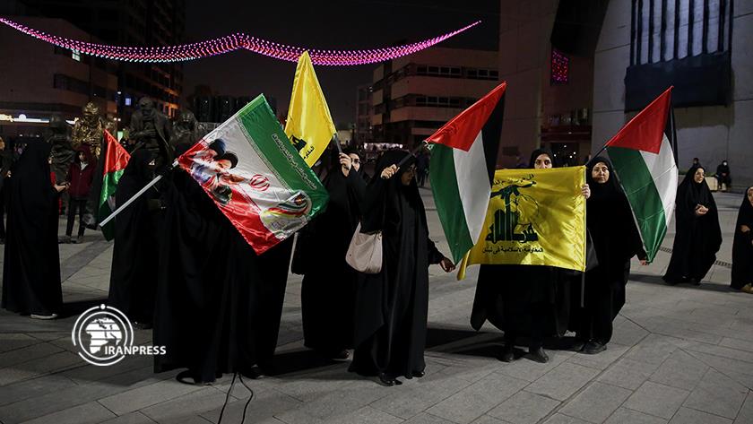 Iranpress: Iranians hold pro-Palestinian rally in Mashhad