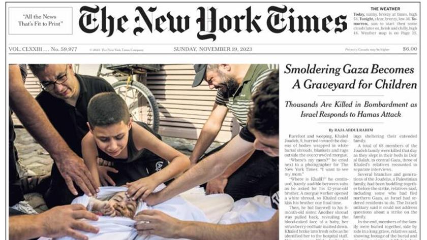 Iranpress: World Newspapers: Smoldering Gaza becomes a grave yard for children