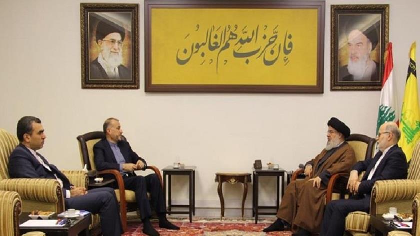 Iranpress: Amir-Abdollahian, Nasrallah confer on latest developments in West Asian region