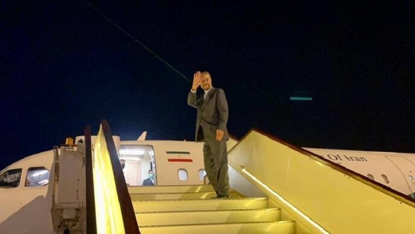 Iranpress: Amir-Abdollahian leaves Beirut for Doha