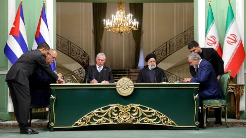 Iranpress: Tehran, Havana ink 7 Cooperation MOUs, Documents