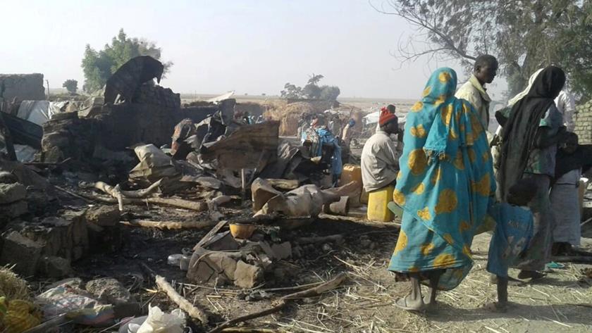 Iranpress: Nigerian Air Force jet drops bomb, killing 77 civilians