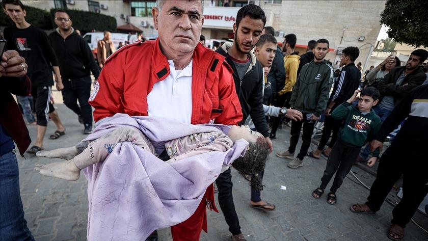 Iranpress: Israel attacks two school in Gaza, 50 martyred