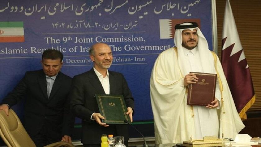 Iranpress: 9th Iran-Qatar Joint Economic Commission wrapped up
