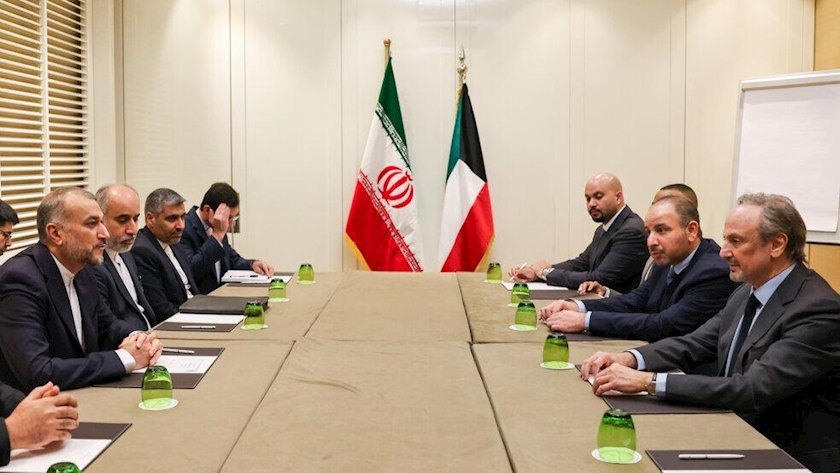 Iranpress: Iran FM appreciates Kuwait support for Gaza