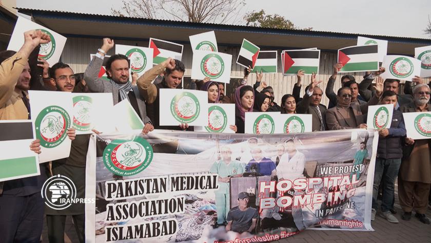 Iranpress: Pakistani physicians voice solidarity with Palestinians
