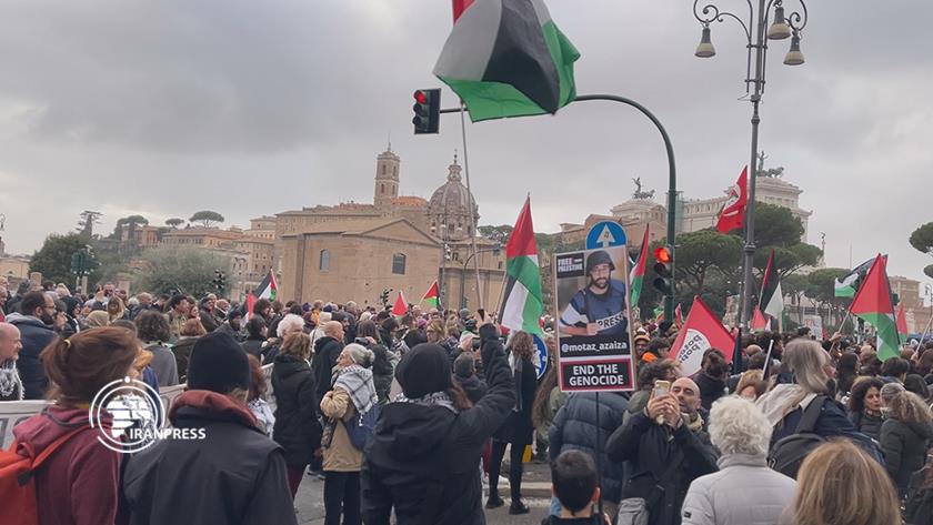 Iranpress: Pro-Palestinian demonstrations held in Italy 