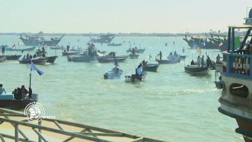 Iranpress: Iran, Iraq hold drill in Arvand River 