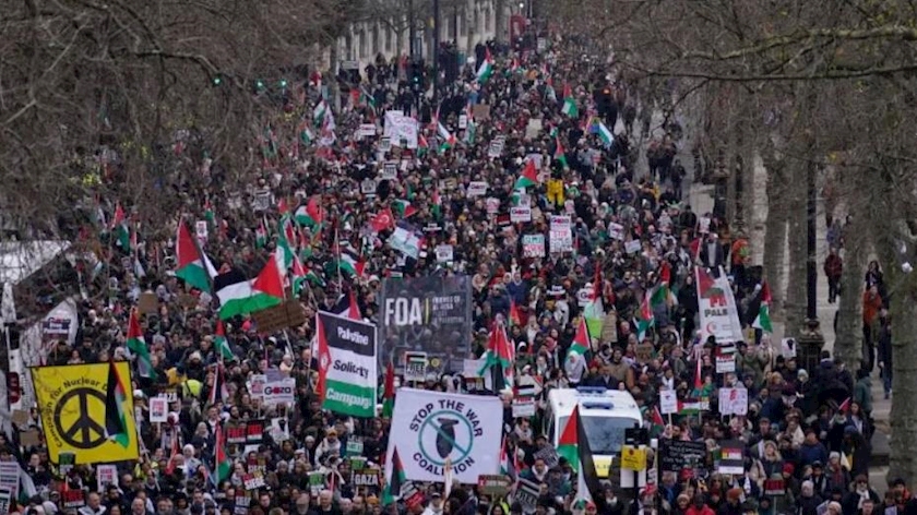 Iranpress: Pro-Palestine protesters take to the streets across globe