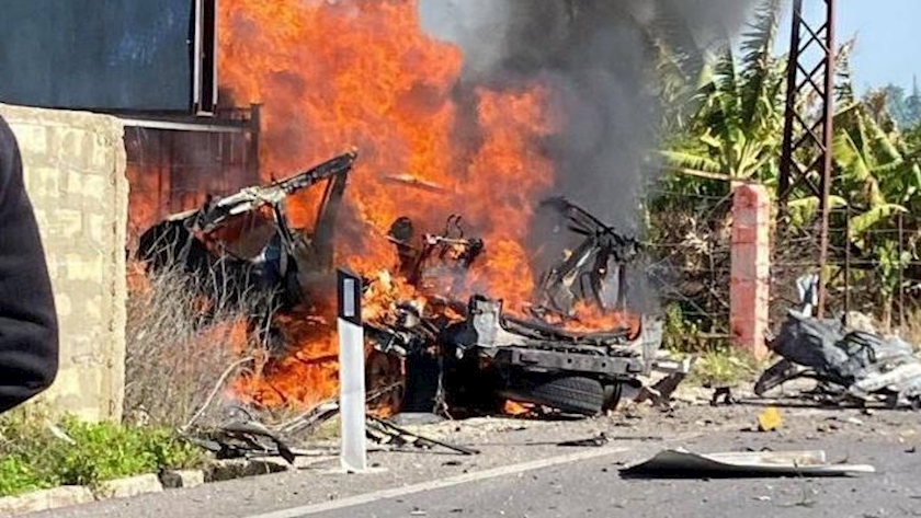 Iranpress: Israeli drone targets a car in southern Lebanon 