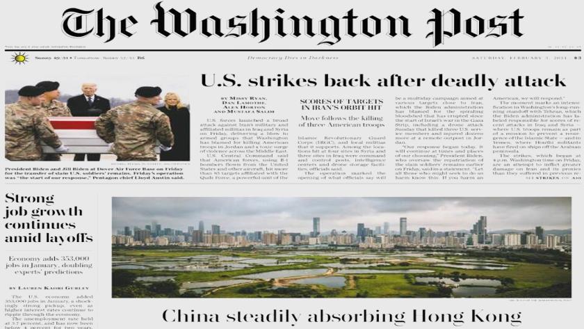 Iranpress: World newspapers: US strikes back after deadly attack