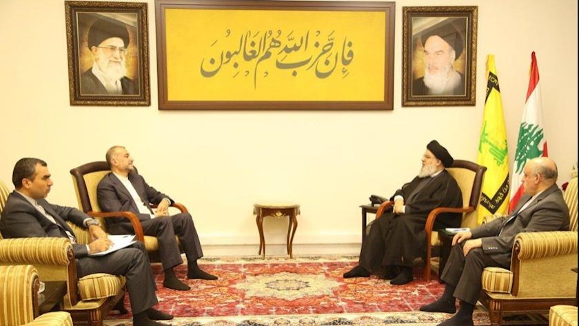 Iranpress: Iran FM meets Secretary-General of Hezbollah