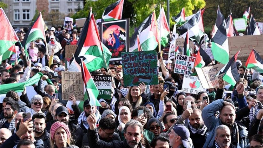 Iranpress: Massive Pro-Palestinian demonstration held in European cities