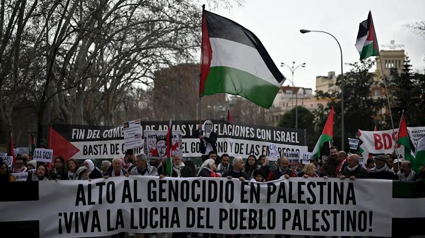 Iranpress: Anti-Israeli protests held in Spain