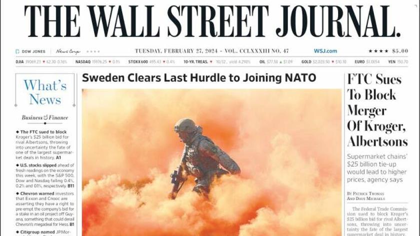 Iranpress: World newspapers: Sweden clear last hurdle to joining NATO