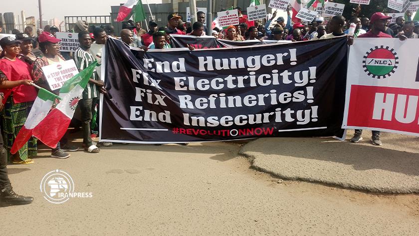 Iranpress: Nigerian workers protest against hardship, insecurity