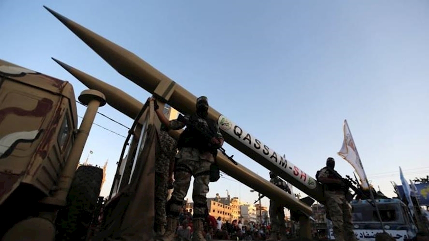Iranpress: Hamas pours Grad rockets on Israeli targets
