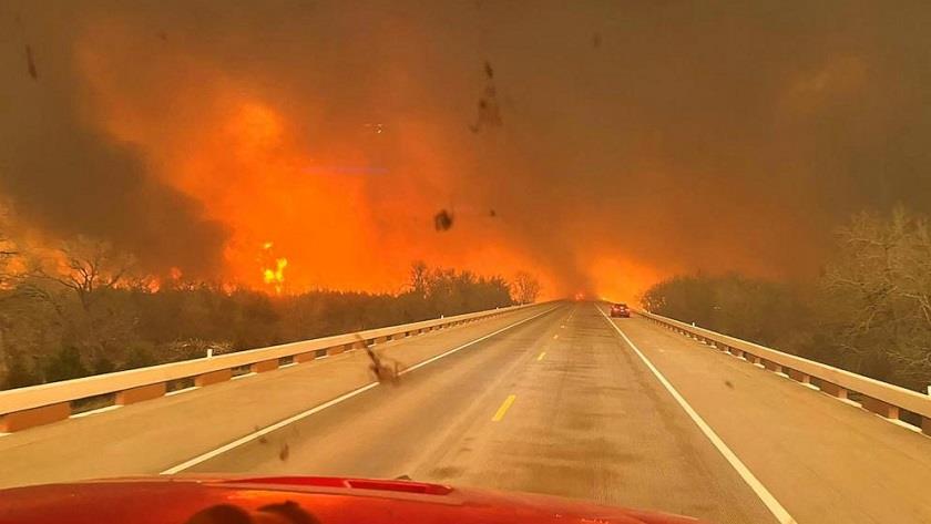Iranpress: Texas wildfires kills two, destroys 500 structures 