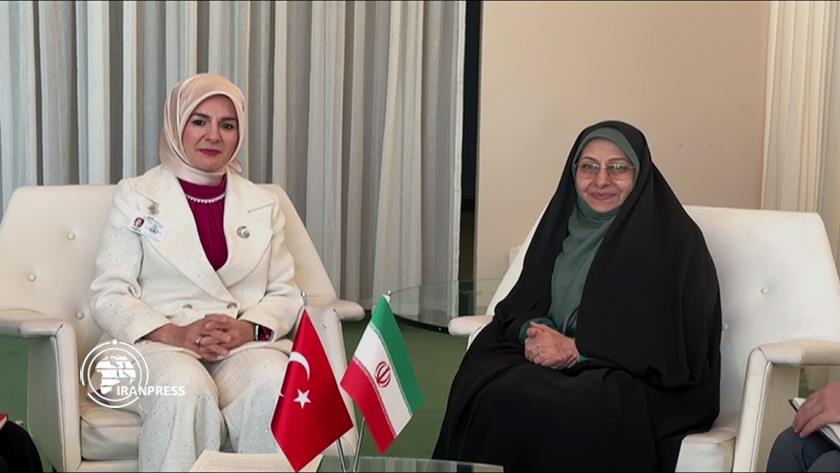 Iranpress: Iranian VP, Turkish Minister stress supporting women of Gaza