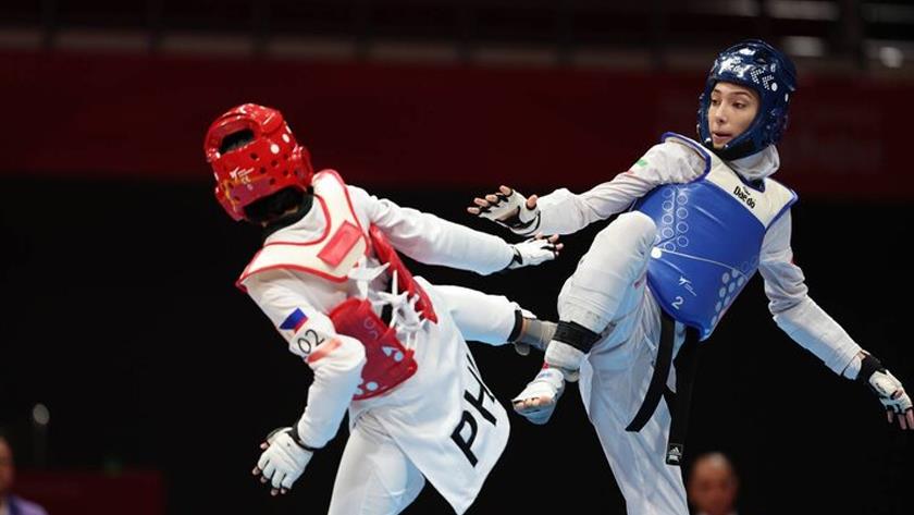 Iranpress:  Taekwondo girl secures Iran