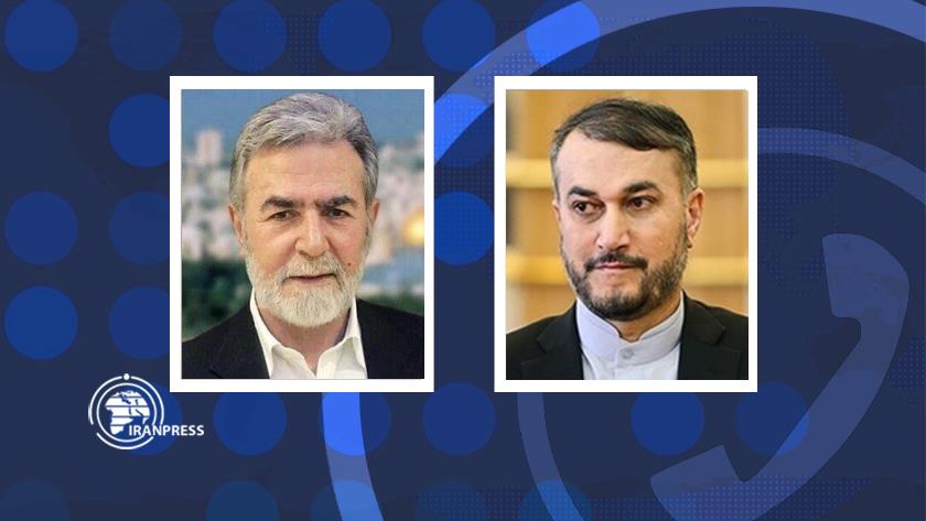 Iranpress: Iranian FM and Palestinian Islamic Jihad movement’s leader hold conversation