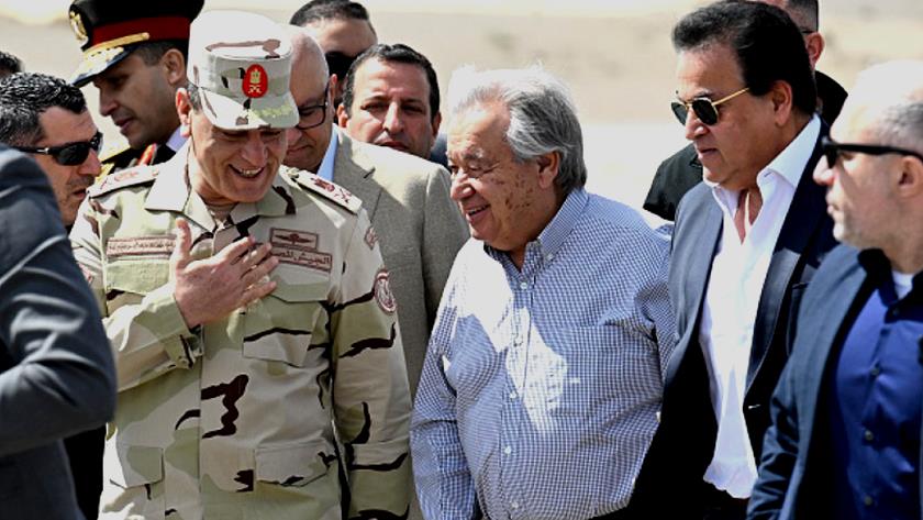 Iranpress: Guterres visits Egypt