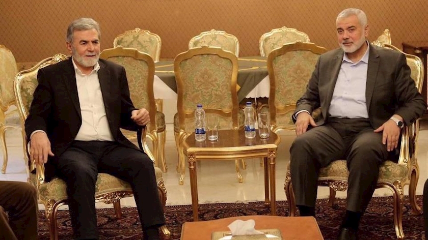 Iranpress: Haniyeh, al-Nakhaleh meet in Tehran